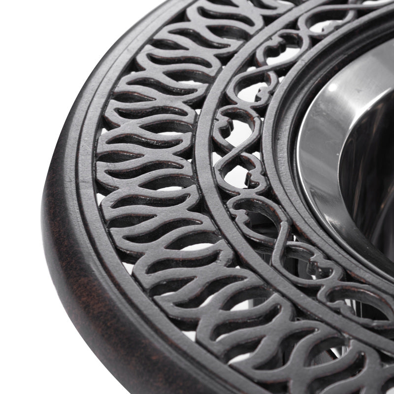 21-inch side table with removable ice bucket