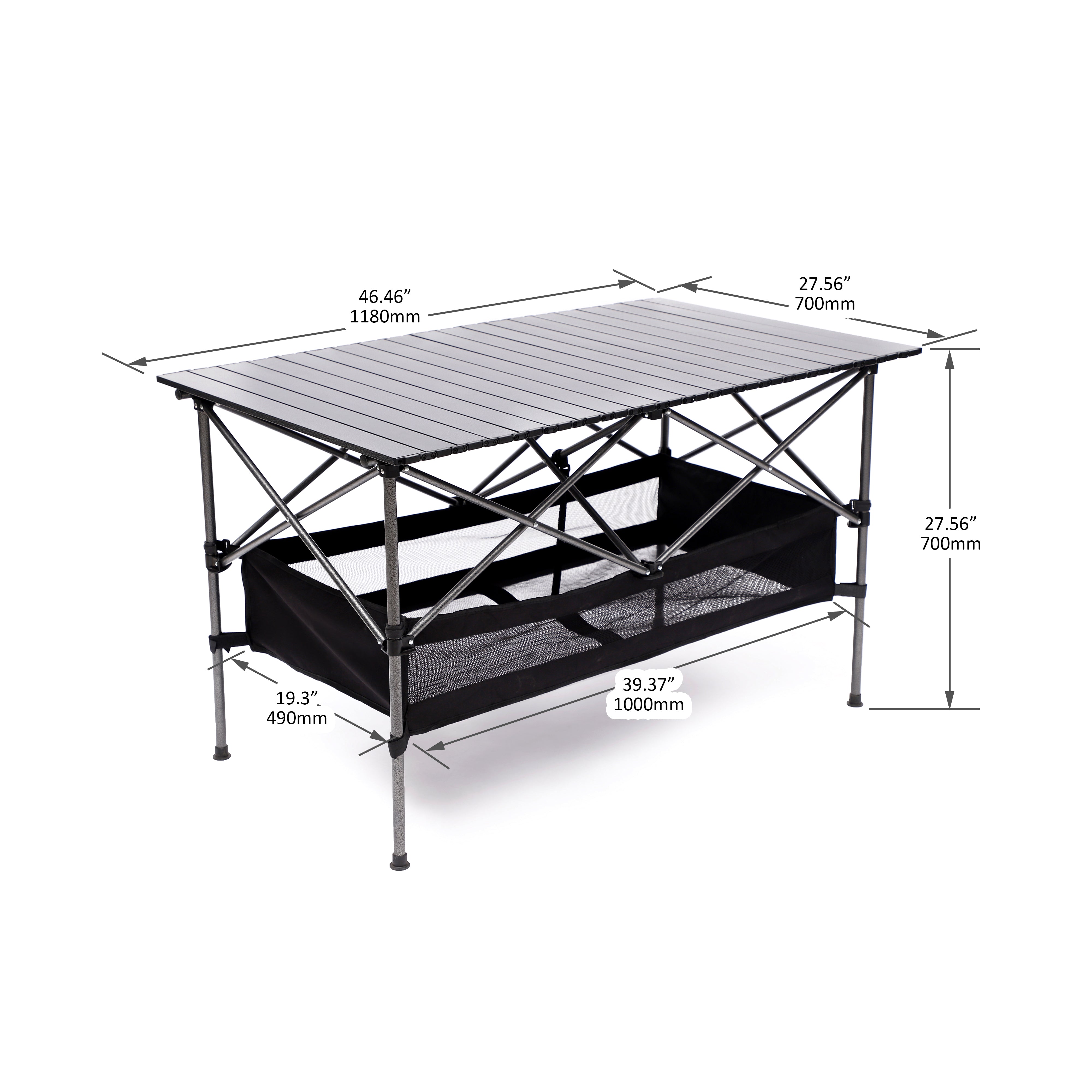 Folding Outdoor Table with Carrying Bag