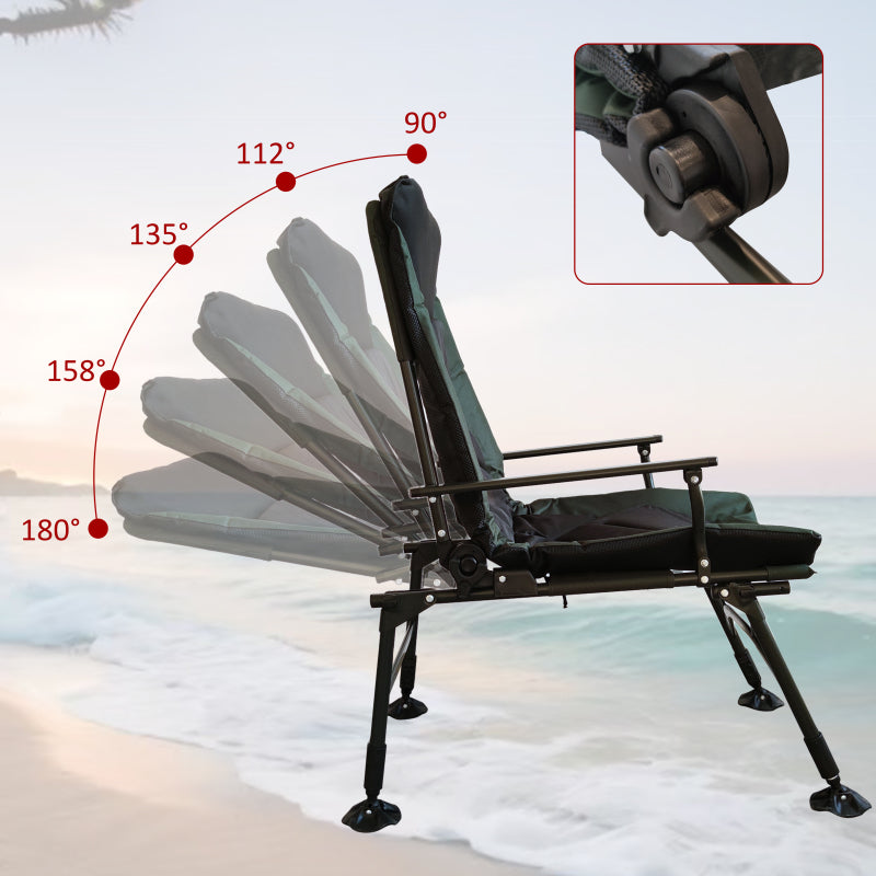 Camping-Folding Recliner-Adjustable Backrest
