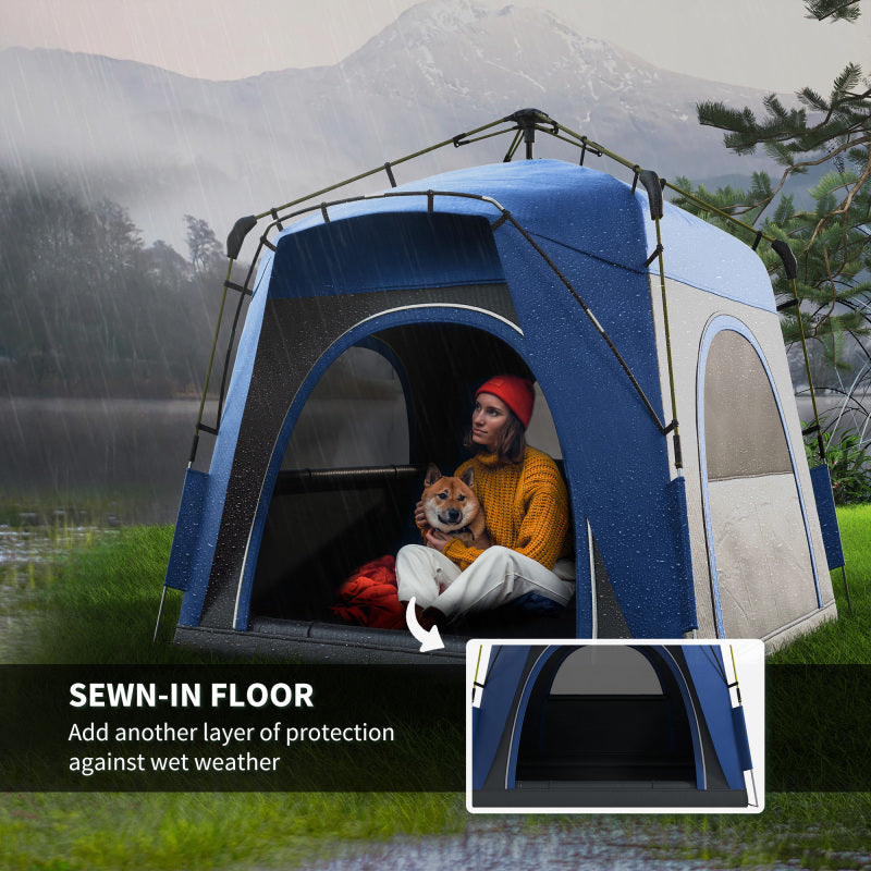 4-Person Pop-Up Tent - Quick Set-Up