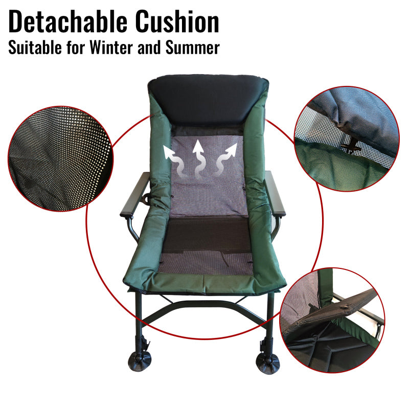 Camping-Folding Recliner-Adjustable Backrest